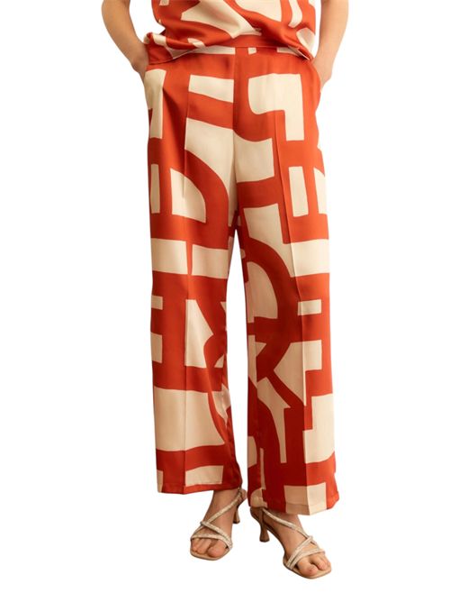 Pantalone in twill stampato emmalbero emmalbero EMME MARELLA | 2615131152005