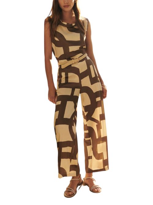 Pantalone in twill stampato emmalbero emmalbero EMME MARELLA | 2615131152006