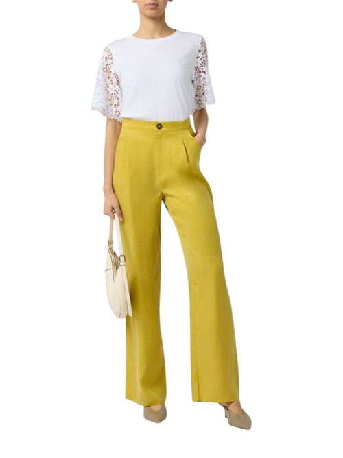 Pantalone wide leg in lyocell emmcedro EMME MARELLA | 2615131162007