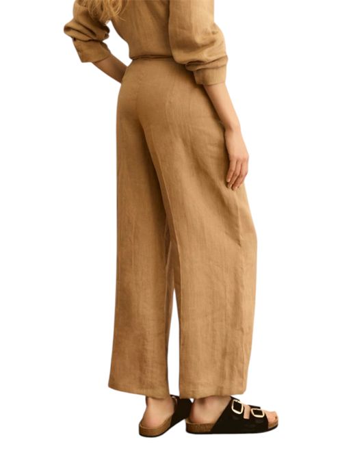 Pantalone dritto in lino emmclava EMME MARELLA | 2615131182004