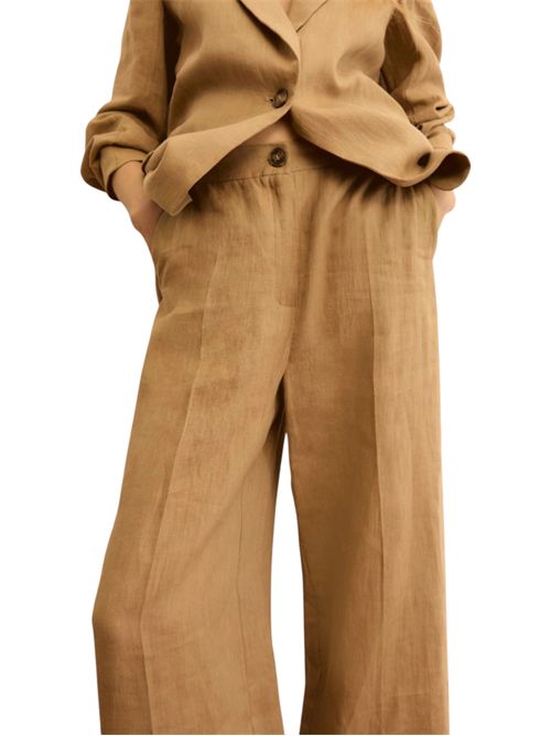 Pantalone dritto in lino emmclava EMME MARELLA | 2615131182004