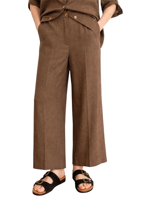 Pantalone dritto i lino emmclava EMME MARELLA | 2615131182005