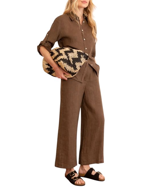 Pantalone dritto i lino emmclava EMME MARELLA | 2615131182005