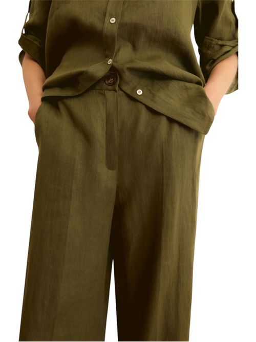 Pantalone dritto in lino emmclava EMME MARELLA | 2615131182008