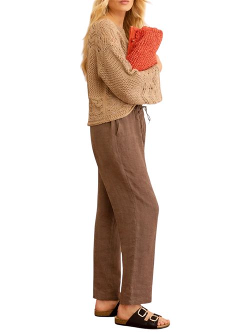 Jogger in tela di lino emmsauna EMME MARELLA | 2615131232005