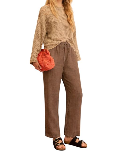 Jogger in tela di lino emmsauna EMME MARELLA | 2615131232005