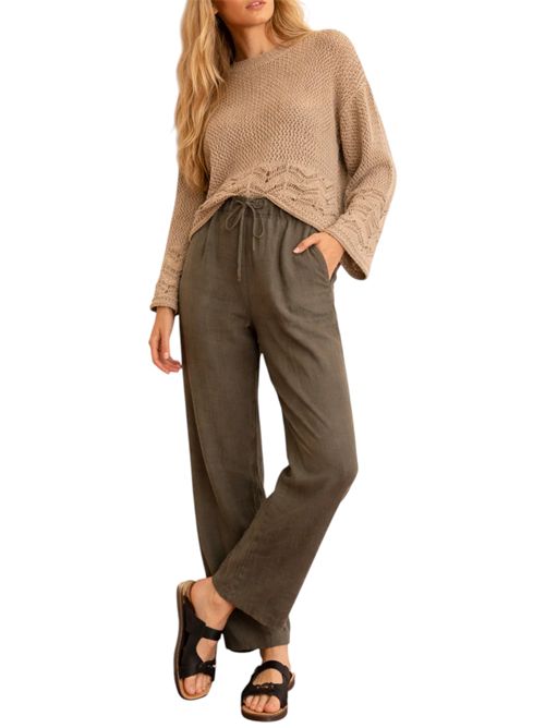 Jogger in tela di lino emmsauna EMME MARELLA | 2615131232008