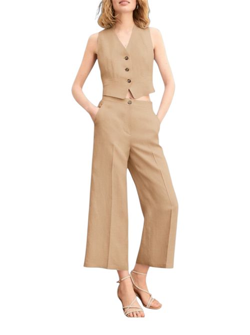 Gilet in lino emmveranda EMME MARELLA | 2615151032004