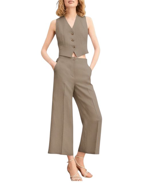 Gilet in lino emmveranda EMME MARELLA | 2615151032005