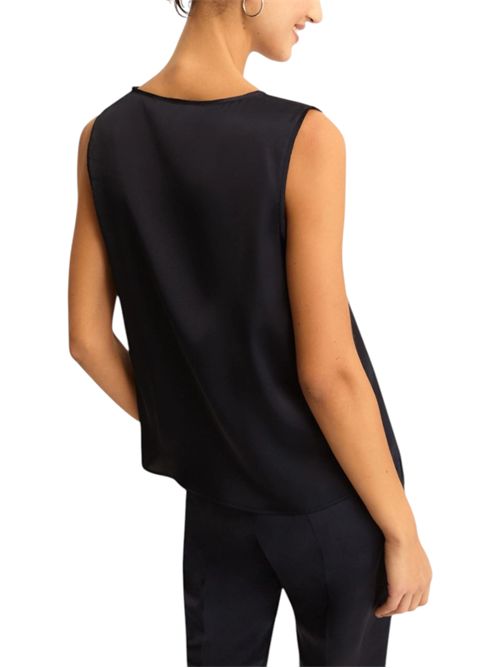 Top in raso con dettagli in georgette emmcottage EMME MARELLA | 2615161032010