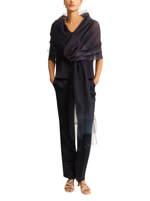 Top in raso con dettagli in georgette emmcottage EMME MARELLA | 2615161032010