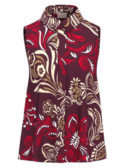 Camicia smanicata in popeline stampato emmodino EMME MARELLA | 2615161052002