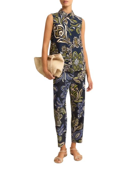 Camicia smanicata in popeline stampato emmodino EMME MARELLA | 2615161052004