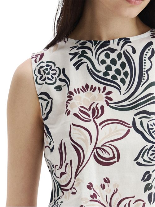 Top smanicato con balza  emmombrina EMME MARELLA | 2615161062001