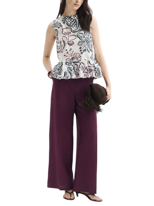 Top smanicato con balza  emmombrina EMME MARELLA | 2615161062001