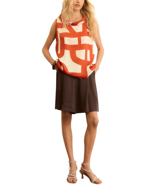 Top smanicato in twill emmgommoso EMME MARELLA | 2615161142005