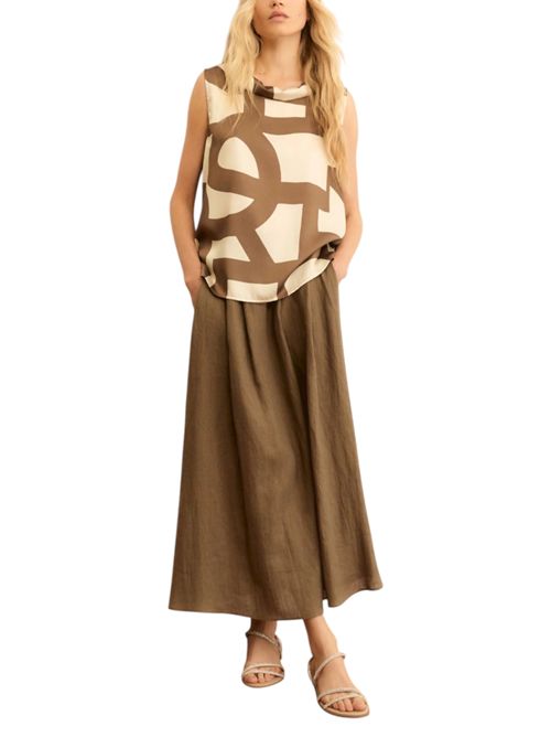 Top smanicato in twill emmgommoso EMME MARELLA | 2615161142006