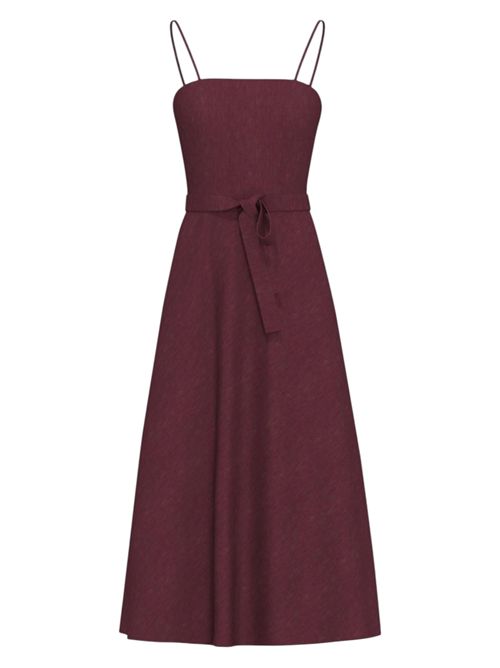 Abito semi aderente in viscosa e lino emmgiunchi EMME MARELLA | 2615221162008