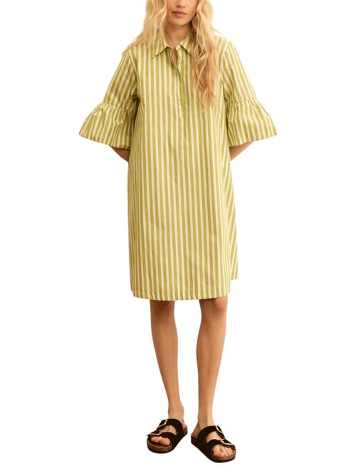 Abito in popeline con balza alle maniche emmepoche EMME MARELLA | 2615221192011