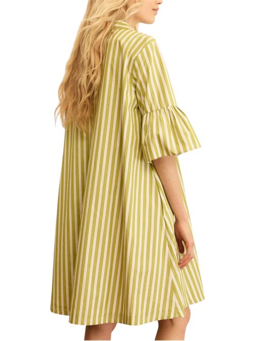 Abito in popeline con balza alle maniche emmepoche EMME MARELLA | 2615221192011