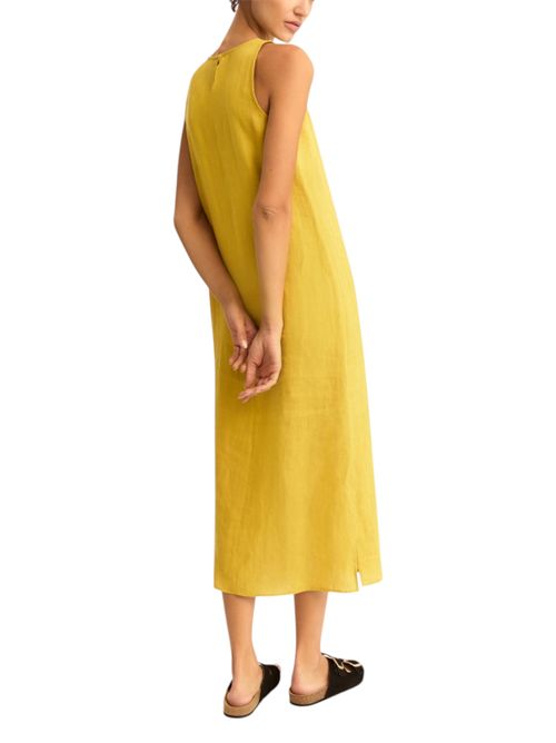 Abito dritto in tela di lino emmvelo EMME MARELLA | 2615221352012