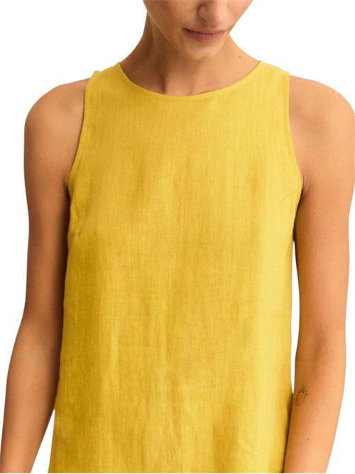 Abito dritto in tela di lino emmvelo EMME MARELLA | 2615221352012