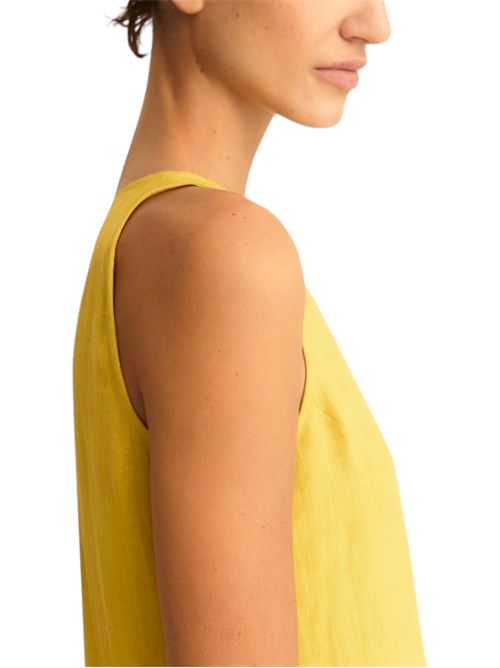 Abito dritto in tela di lino emmvelo EMME MARELLA | 2615221352012