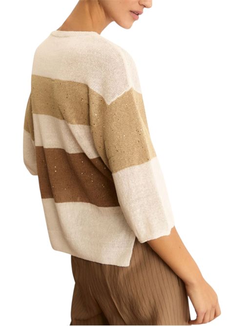 Maglia boxy in misto lino emmesule EMME MARELLA | 2615361022001