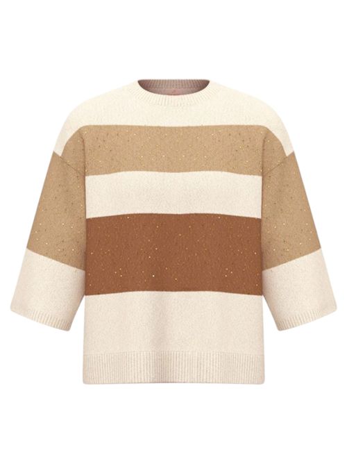 Maglia boxy in misto lino emmesule EMME MARELLA | 2615361022001