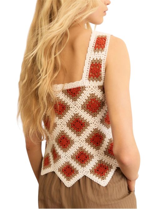 Top smanicato crochet emmcaladio EMME MARELLA | 2615361042004