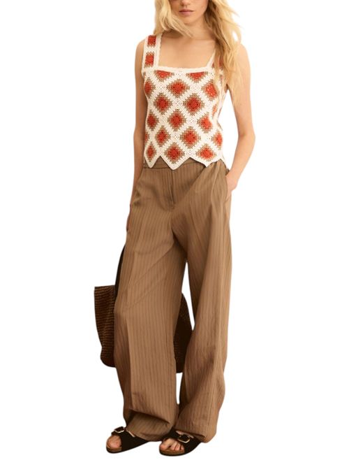 Top smanicato crochet emmcaladio EMME MARELLA | 2615361042004