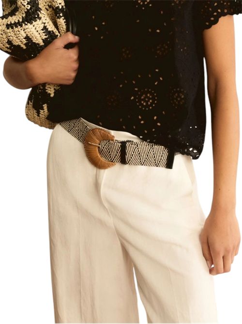 Cintura elasticizzata in rafia emmfata EMME MARELLA | 2615501012003