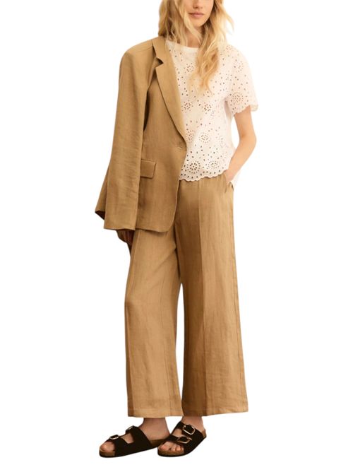 T-shirt in sangallo con retro in jersey emmveletta EMME MARELLA | 2615971022001