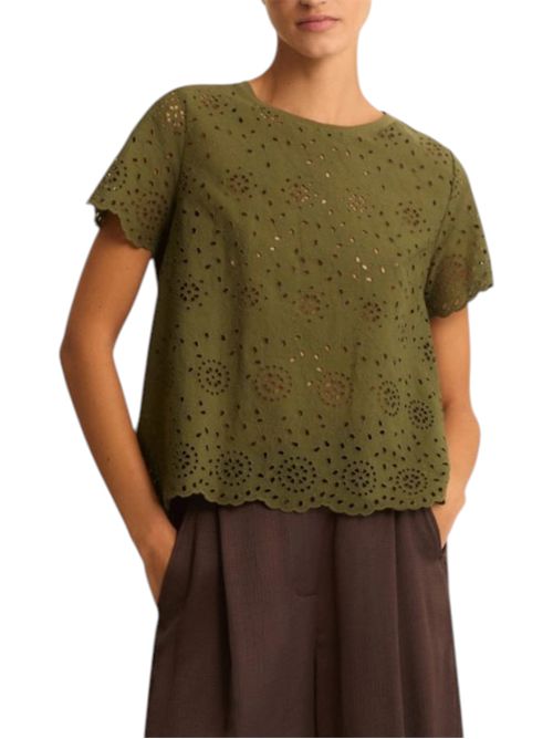 T-shirt in sangallo con retro in jersey emmveletta EMME MARELLA | 2615971022005