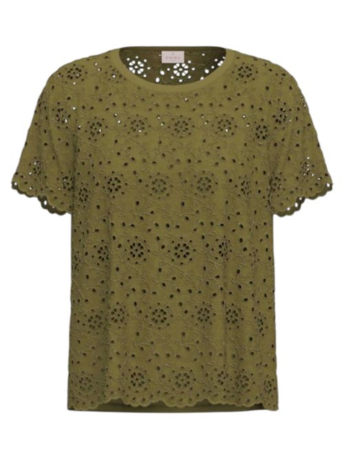 T-shirt in sangallo con retro in jersey emmveletta EMME MARELLA | 2615971022005