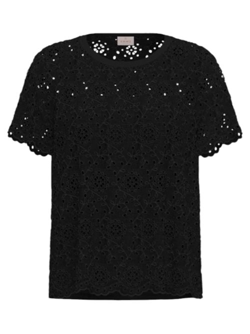 T-shirt in sangallo con retro in jersey emmveletta EMME MARELLA | 2615971022007