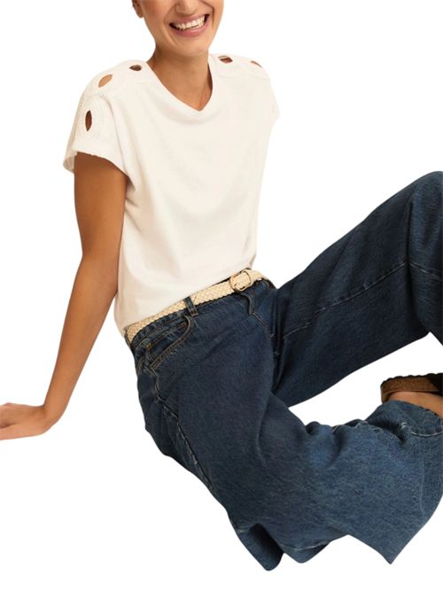 T-shirt in jersey con maniche a kimono emmchiffon EMME MARELLA | 2615971032001