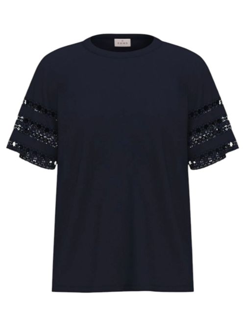 T-shirt in jersey con passamaneria emmmape EMME MARELLA | 2615971042002