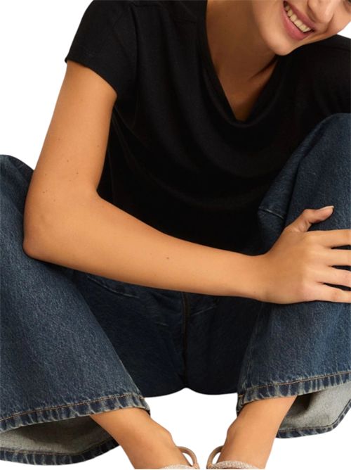 T-shirt aderente con lurex emmaccorta EMME MARELLA | 2615971052007