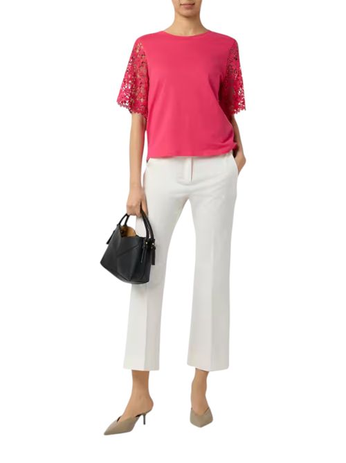 T-shirt con manica in pizzo emmceppo EMME MARELLA | 2615971062003