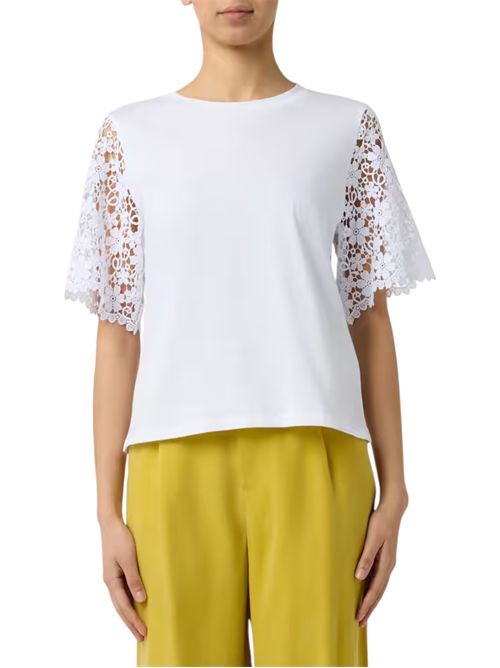 T-shirt con manica in pizzo emmceppo EMME MARELLA | 2615971062005