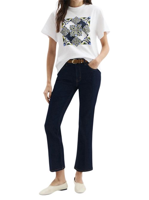 T-shirt con stampa maiolica emmparaggi EMME MARELLA | 2615971082002