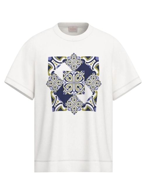 T-shirt con stampa maiolica emmparaggi EMME MARELLA | 2615971082002