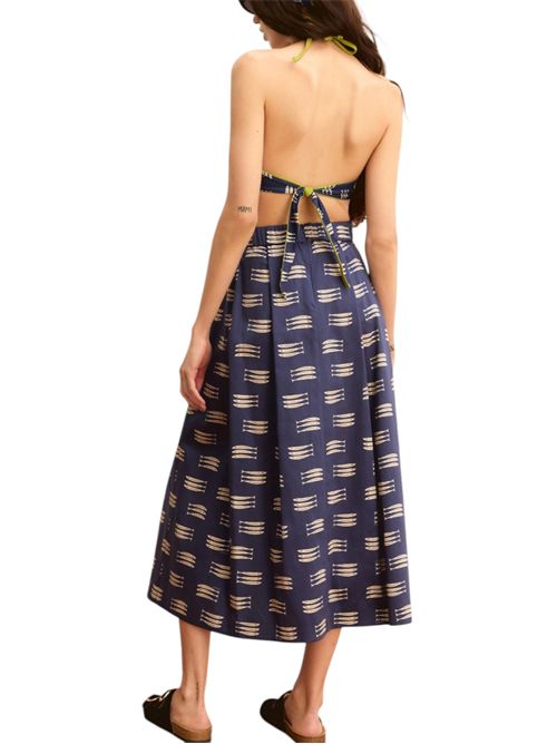 Gonna ampia in raso stretch emiquatto EMME MARELLA | 2615101015004