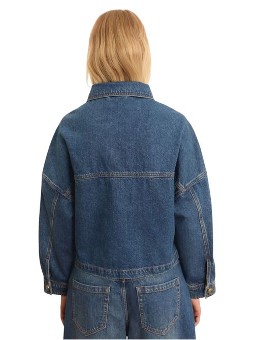 Overshirt cropped in denim emitaverna EMME MARELLA | 2615111014001