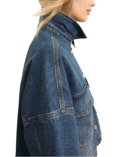 Overshirt cropped in denim emitaverna EMME MARELLA | 2615111014001