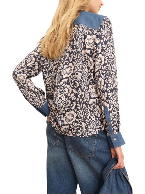 Camicia in viscosa stampata emisalita EMME MARELLA | 2615111064001