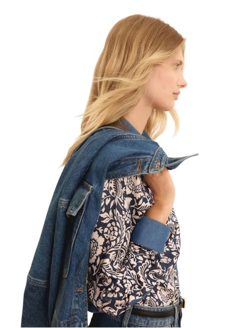 Camicia in viscosa stampata emisalita EMME MARELLA | 2615111064001