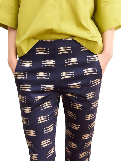 Pantalone capri in raso stretch  emiwest EMME MARELLA | 2615131025004