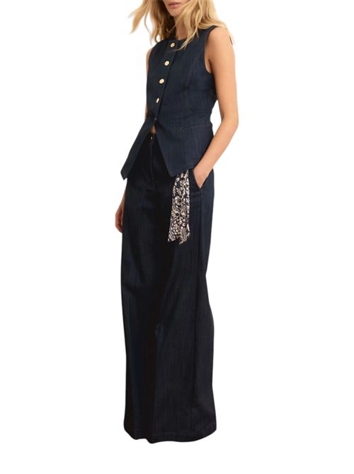 Gilet aderente in denim emicachi EMME MARELLA | 2615151014001